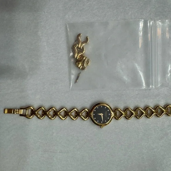 Raymond Weil Gold and Black Women's Watch with Diamond Hour Markers - 5878 - Picture 13 of 14